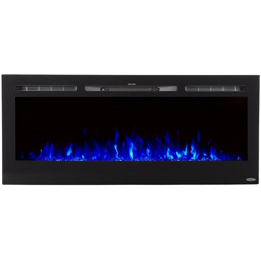 Touchstone The Sideline™ 50"- Recessed Electric Fireplace with blue flames