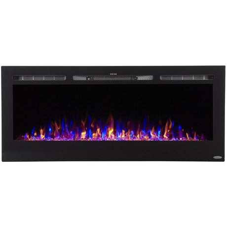 Touchstone The Sideline™ 50"- Recessed Electric Fireplace multicolored flames
