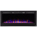 Touchstone The Sideline™ 50"- Recessed Electric Fireplace multicolored flames