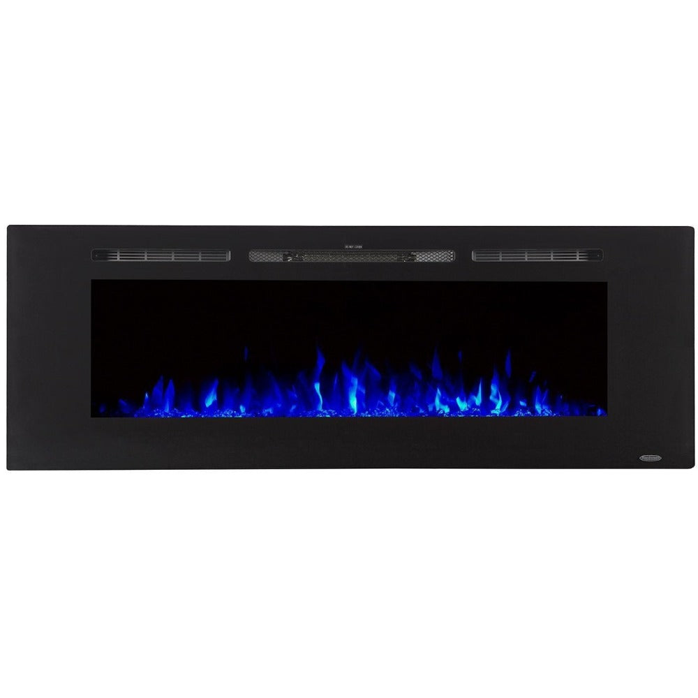 Touchstone Sideline 60"- Recessed Electric Fireplace with blue flames