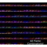 Touchstone Sideline Elite - 50" Recessed Electric Fireplace (#80036) flame combinations