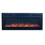 Touchstone The Sideline Steel™ 50"- Recessed Electric Fireplace (#80013)