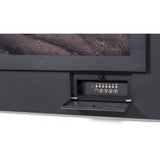 Touchstone The Sideline Steel™ 50"- Recessed Electric Fireplace (#80013) control panel