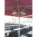 Victory HLWA Series 19" White with Gold Lamp Parasol Arm Mounted, Optional Accessory