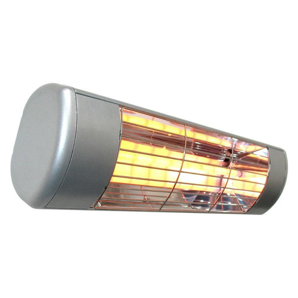 Victory HLWA Series 19" Silver 1500W 240V All Weather Infrared Heater, Frosted Lamp