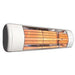 Victory HLWA Series 19" White 1500W 240V All Weather Infrared Heater, Frosted Lamp