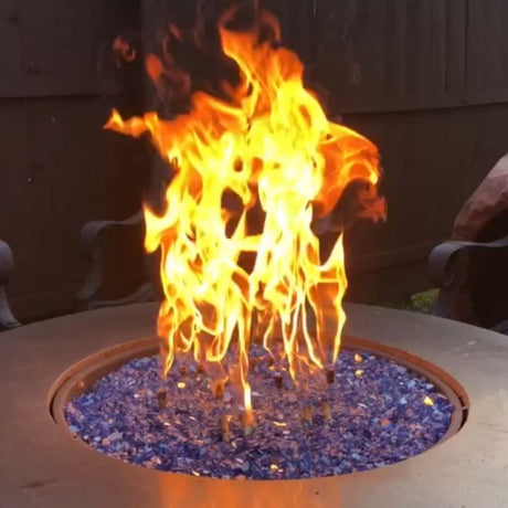 Warming Trends CFBCTL120 Circular Tree-Style CROSSFIRE in Round Fire Table