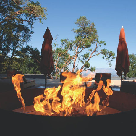 Warming Trends Original CROSSFIRE™ Brass Gas Burner with Flame