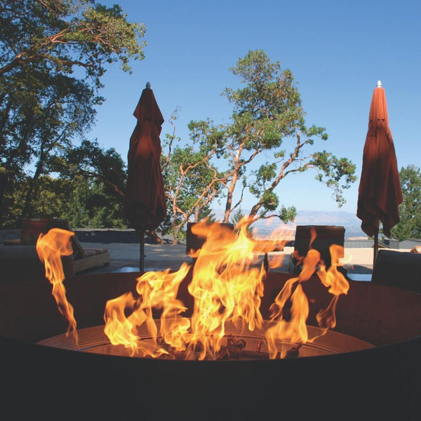 Warming Trends Original CROSSFIRE™ Brass Gas Burner with Flame