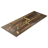 Warming Trends CFBH200 H-Style CROSSFIRE 30-Inch Brass Gas Burner with Plate