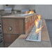 Warming Trends Linear CROSSFIRE™ Brass Burners with Clear Fire Glass