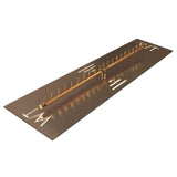 Warming Trends CFBL210 Linear CROSSFIRE™ 42" Brass Gas Burner with 50" Plate