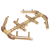 Warming Trends CFBO140 Octagonal CROSSFIRE™ 13" Brass Gas Burner