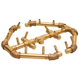 Warming Trends CFBO180 Octagonal CROSSFIRE™ 15" Brass Gas Burner