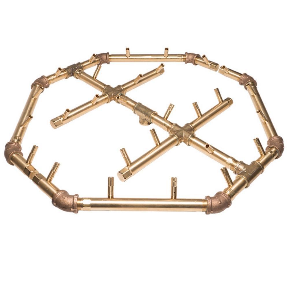 Warming Trends CFBO280 Octagonal CROSSFIRE™ 23" Brass Gas Burner