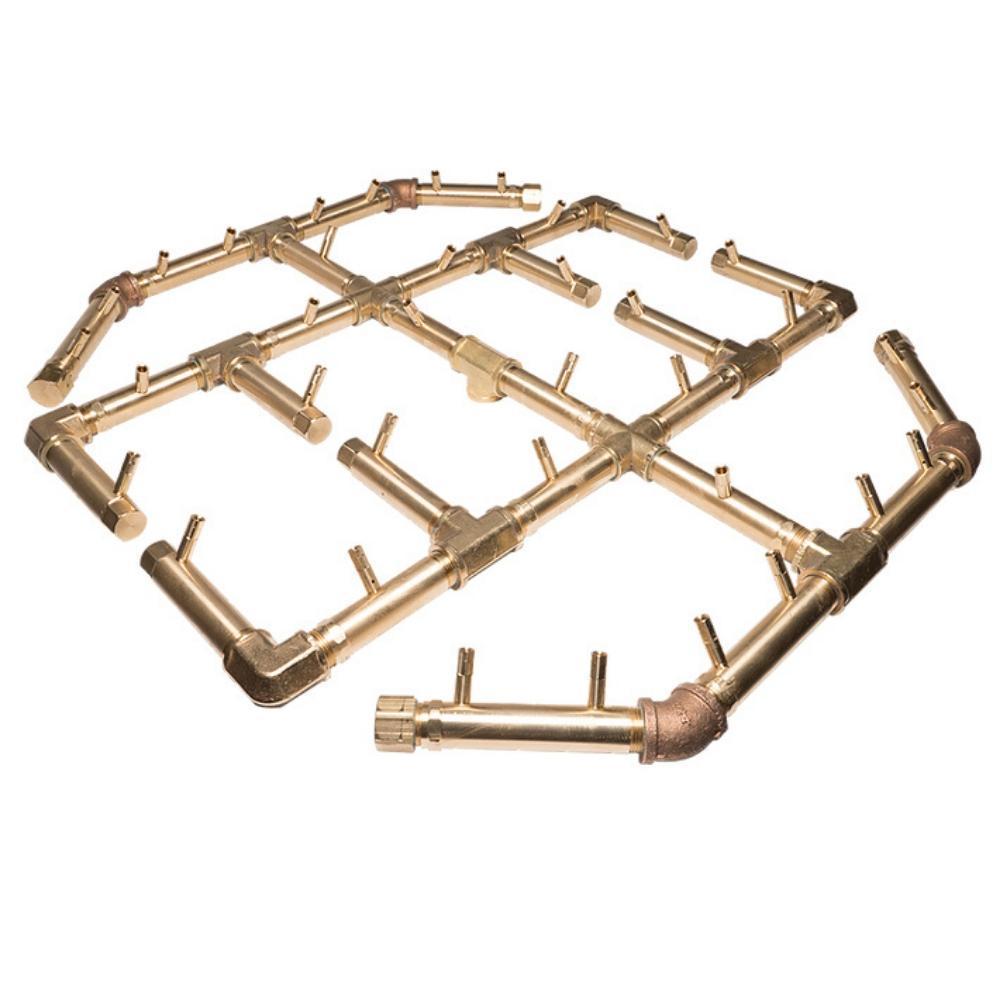 Warming Trends CFBO360 Octagonal CROSSFIRE™ 30" Brass Gas Burner