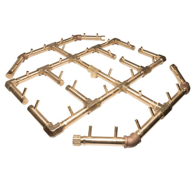 Warming Trends CFBO360 Octagonal CROSSFIRE™ 30" Brass Gas Burner