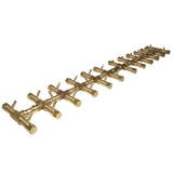 Warming Trends CFBT350 Tree-Style CROSSFIRE™ 52" Brass Gas Burner